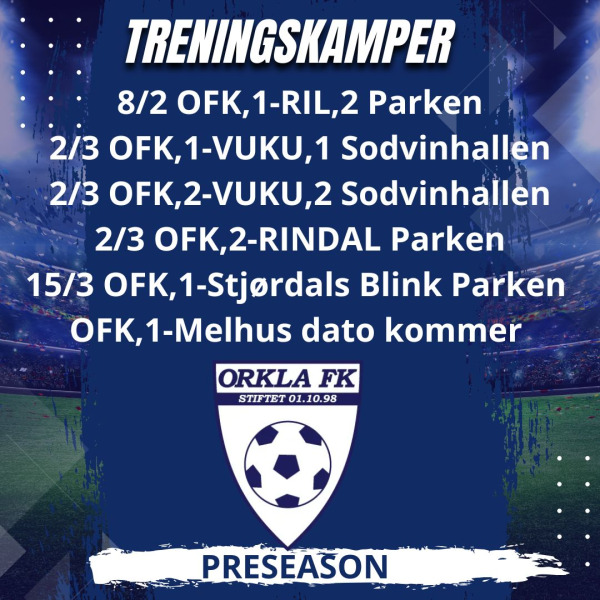 Orkla FK kamper vinter 2025 02